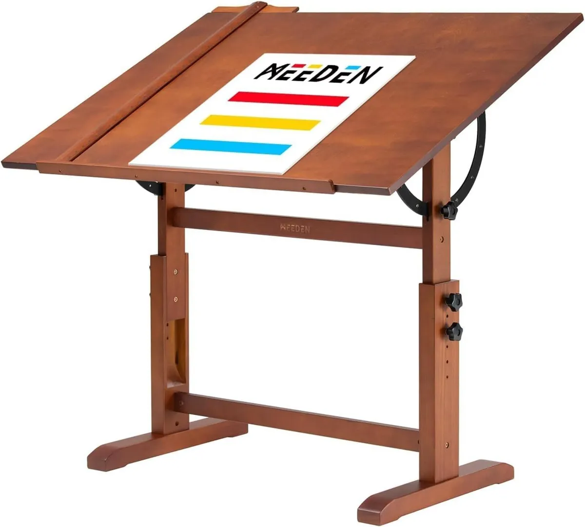 Extra-Large Wood Drafting Table: 42" X 30" Artist - Image 1