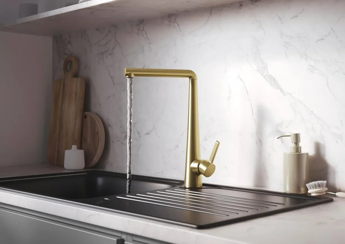 Pine Kitchen Tap Brushed Brass Pne Efsnk Bb - Image 4