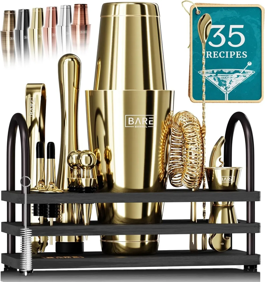 Cocktail Making Kit 14-Piece Bartender Shaker Set - Image 1
