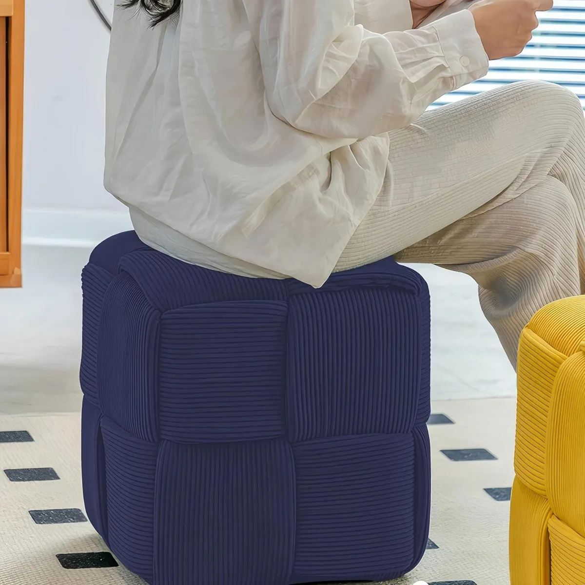 Ottoman Foot Rest Soft and Comfortable Square - Image 4