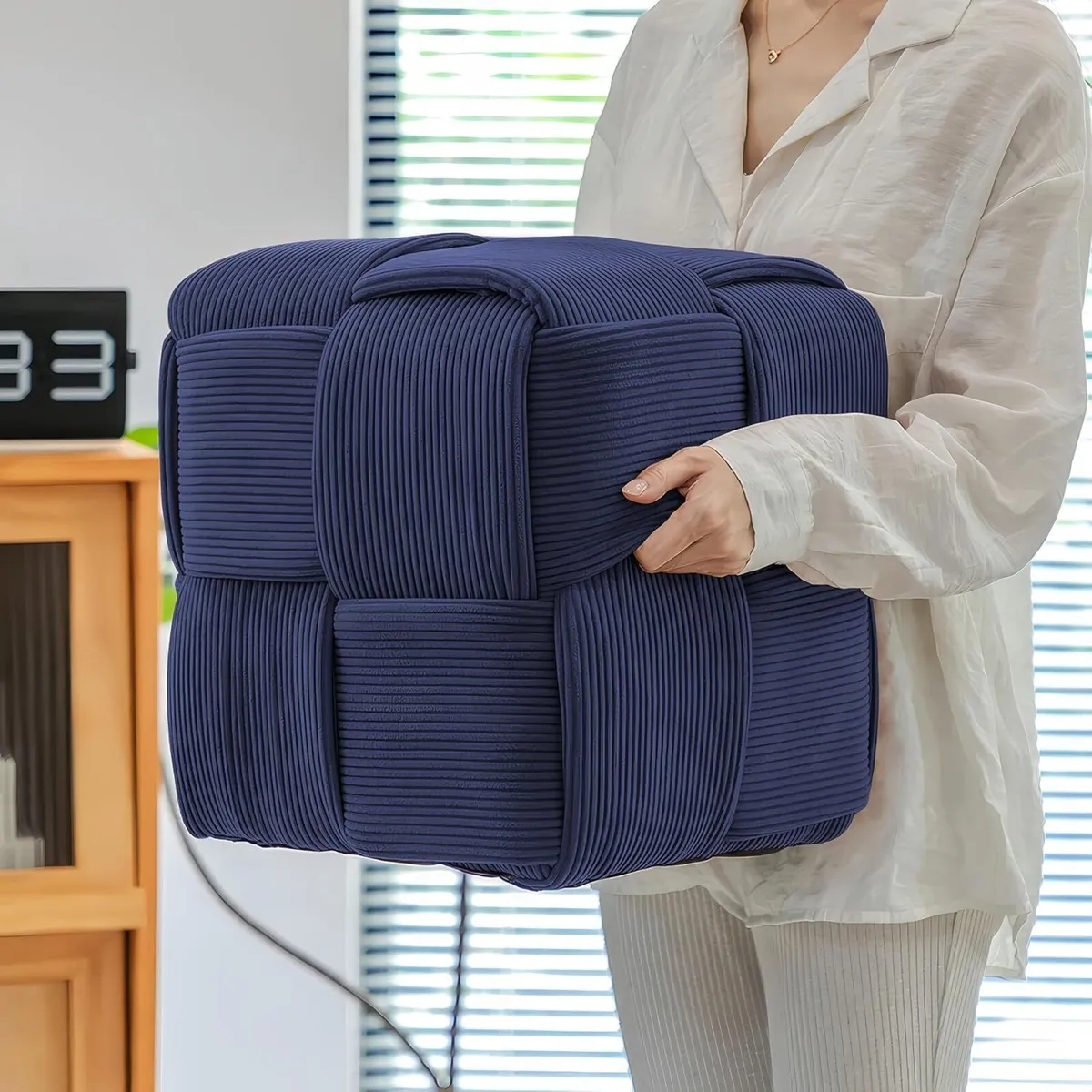 Ottoman Foot Rest Soft and Comfortable Square - Image 2