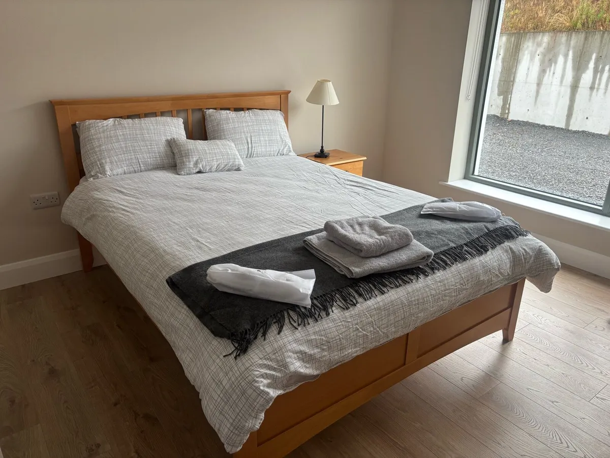 5 ft bed frame and mattress - Image 2