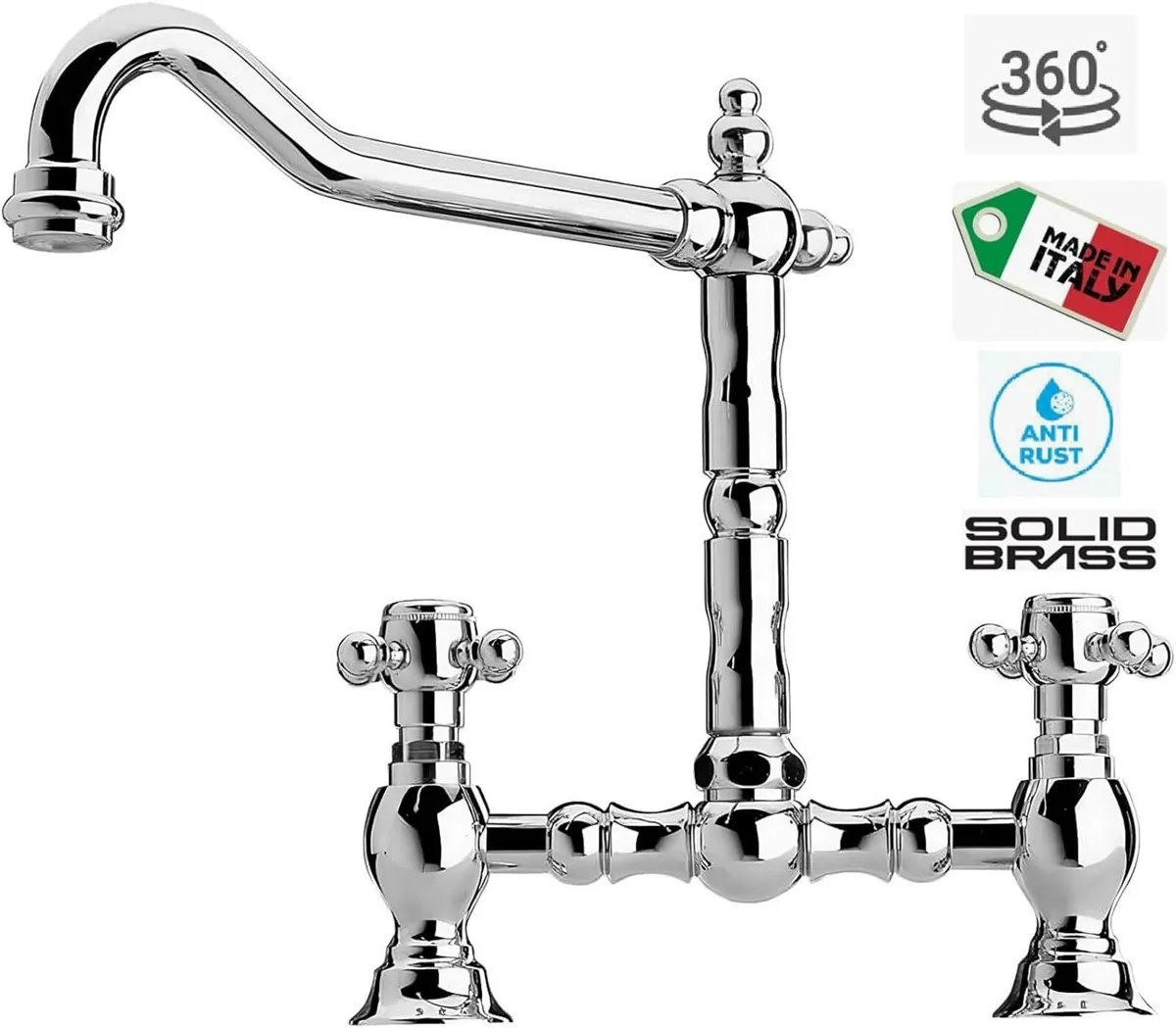 Baroq Bridge Tap Chrome - Image 3