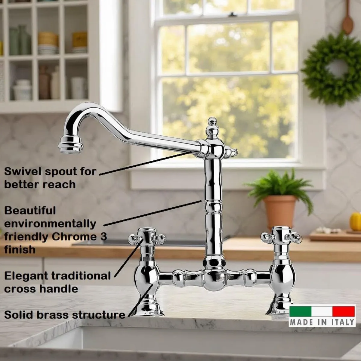 Baroq Bridge Tap Chrome - Image 4