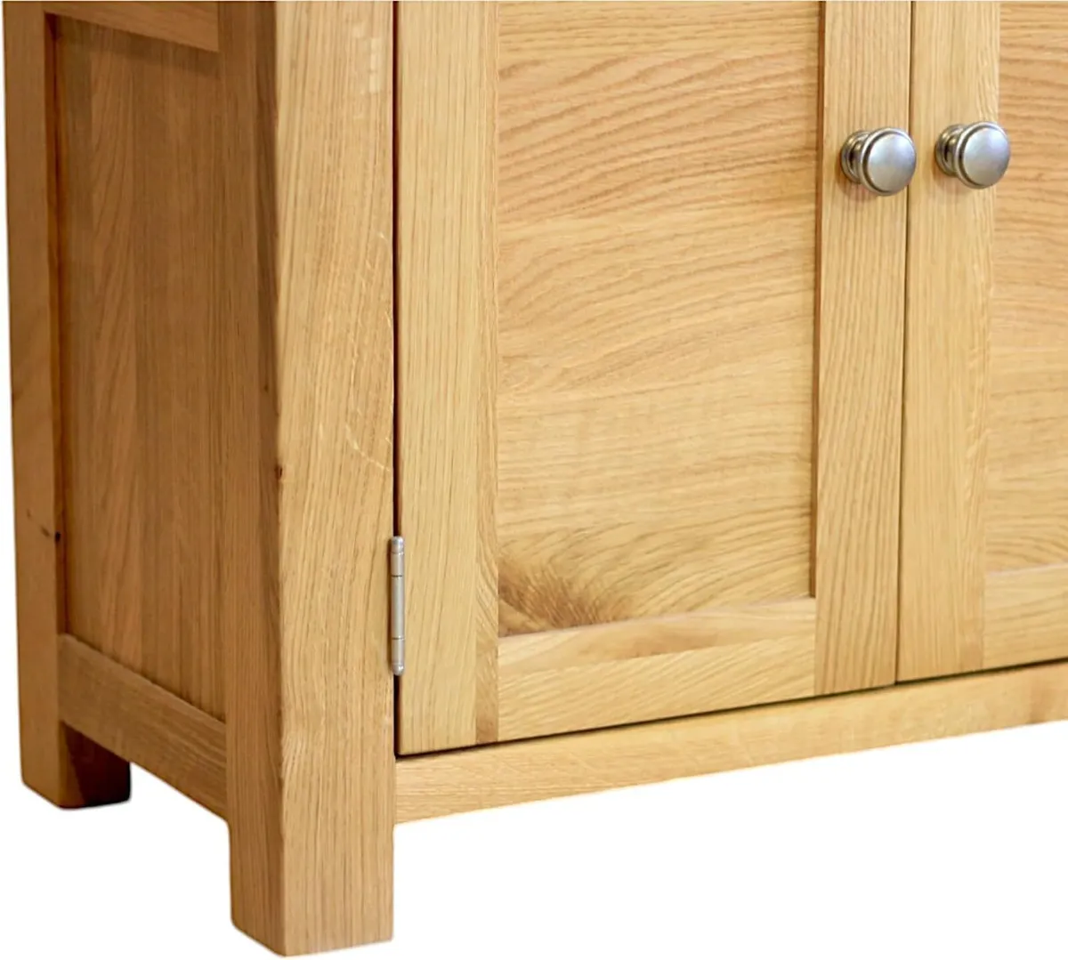 Solid Oak Sideboard Storage Cabinet for Hallway Or - Image 4