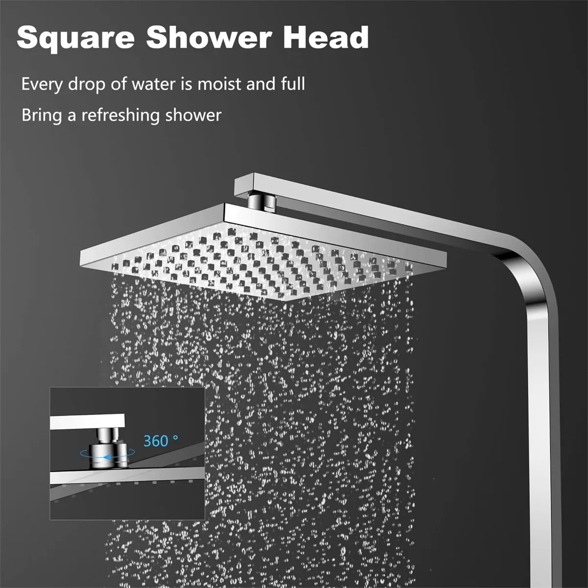 Mixer Set Adjustable Height Thermostatic - Image 4