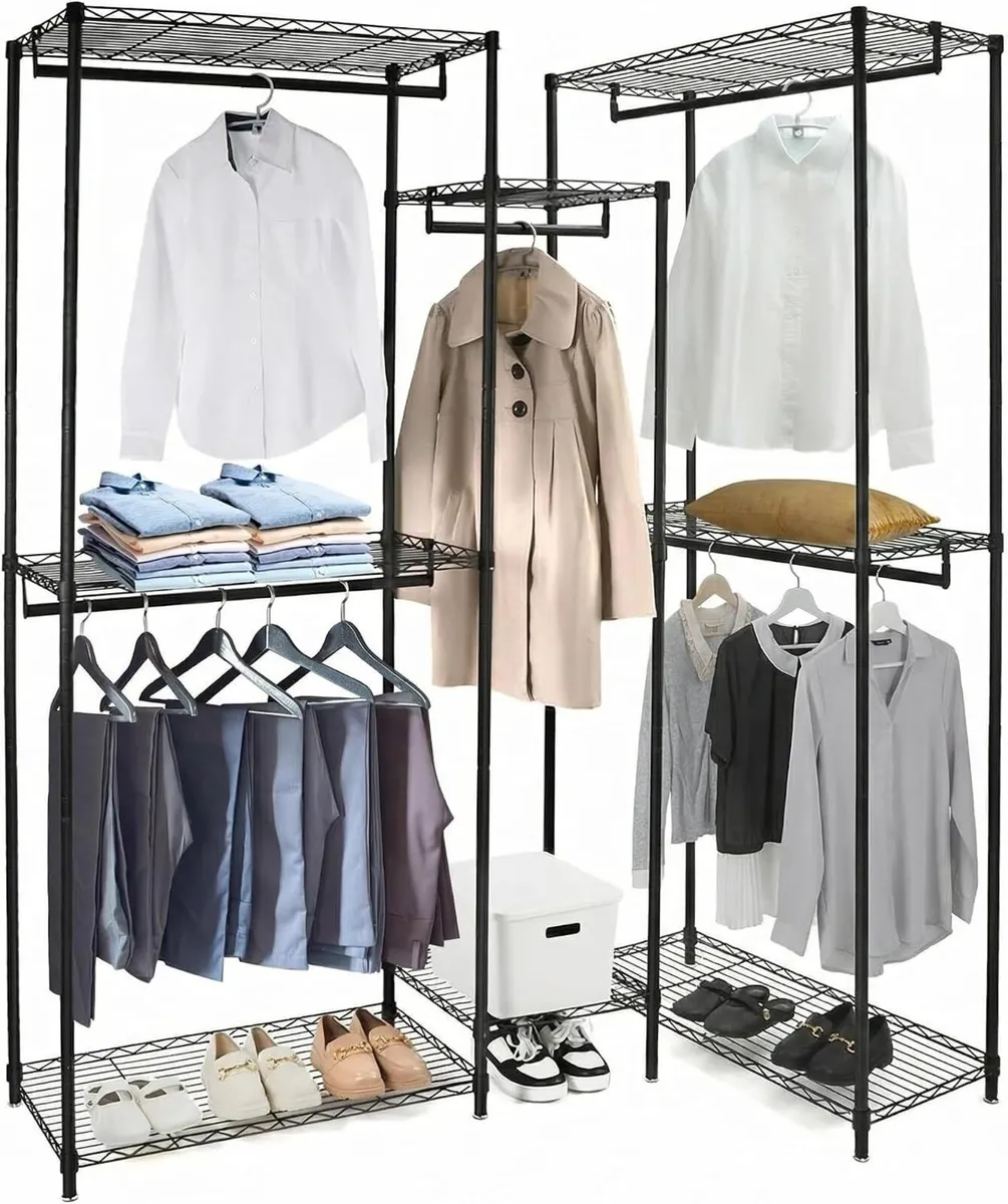 Clothes Rail Heavy Duty Metal Clothing Rack - Image 1