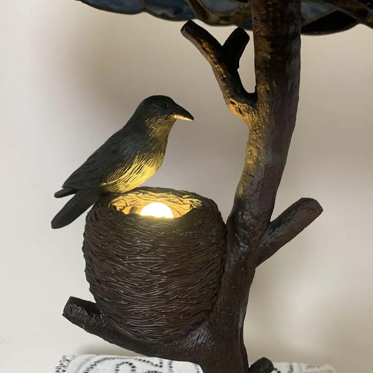 L50968 Raven Sitting on Bare Tree Branch - Image 3