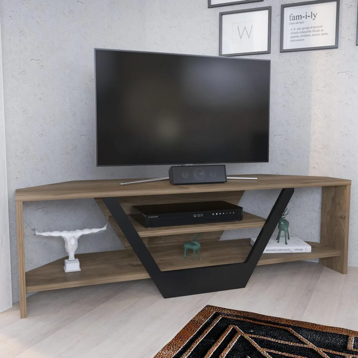 TV Stand Walnut - Image 3