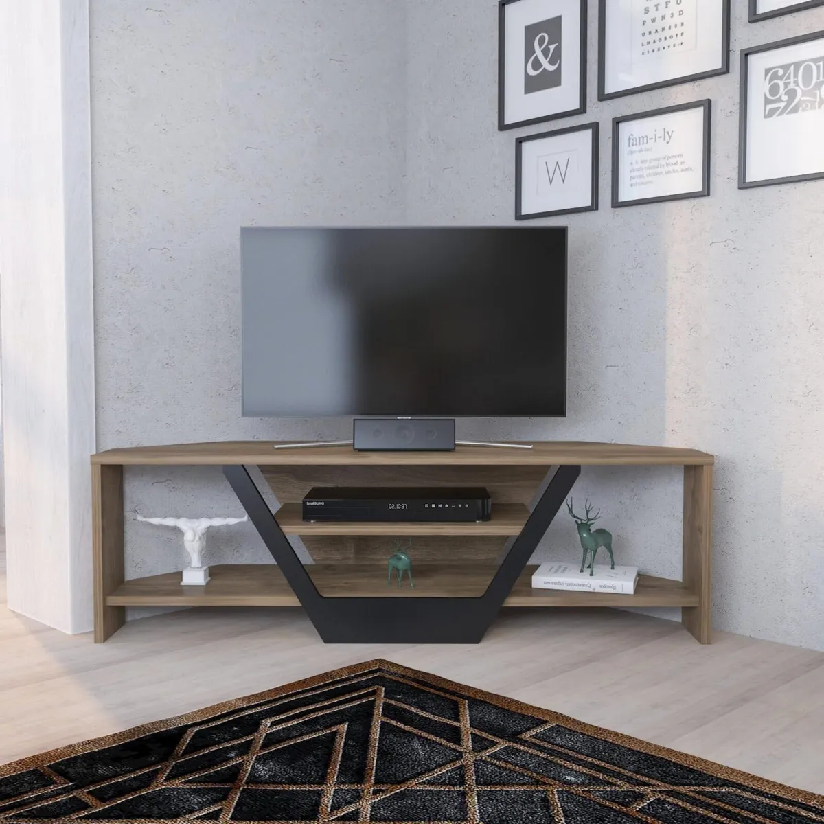 TV Stand Walnut - Image 1