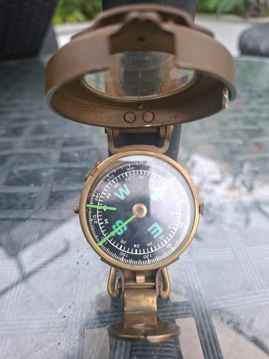 Vintage Stanley pocket Compass - Image 3
