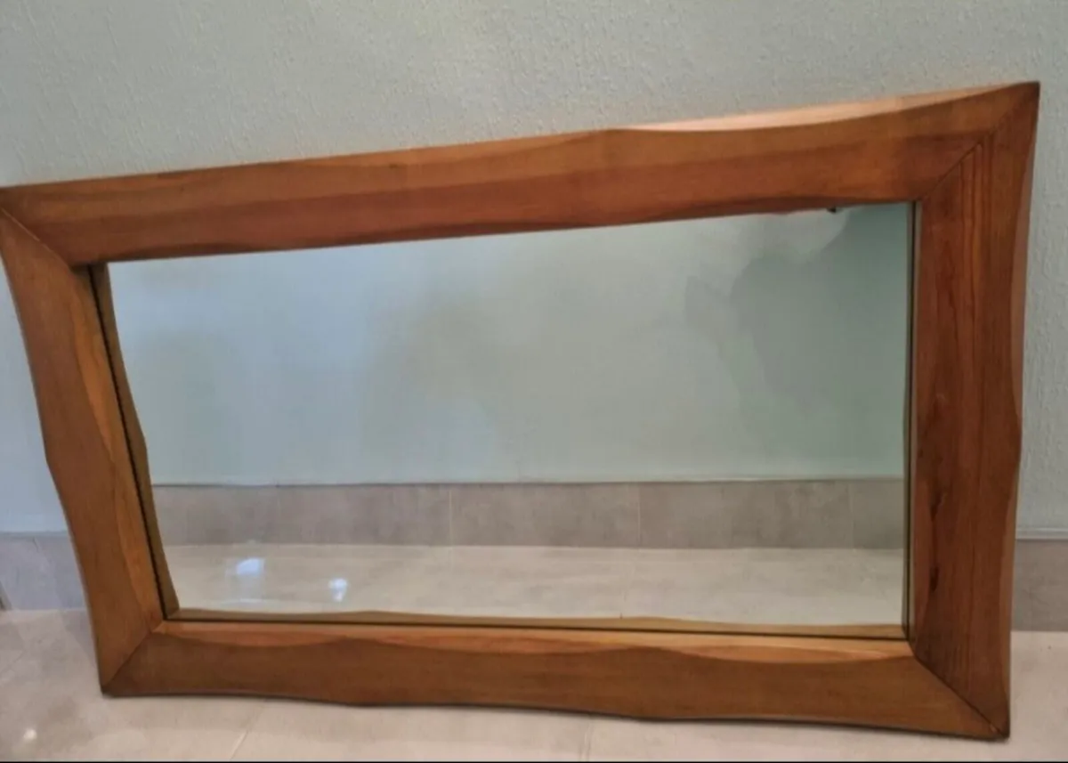 Large Oak Mirror