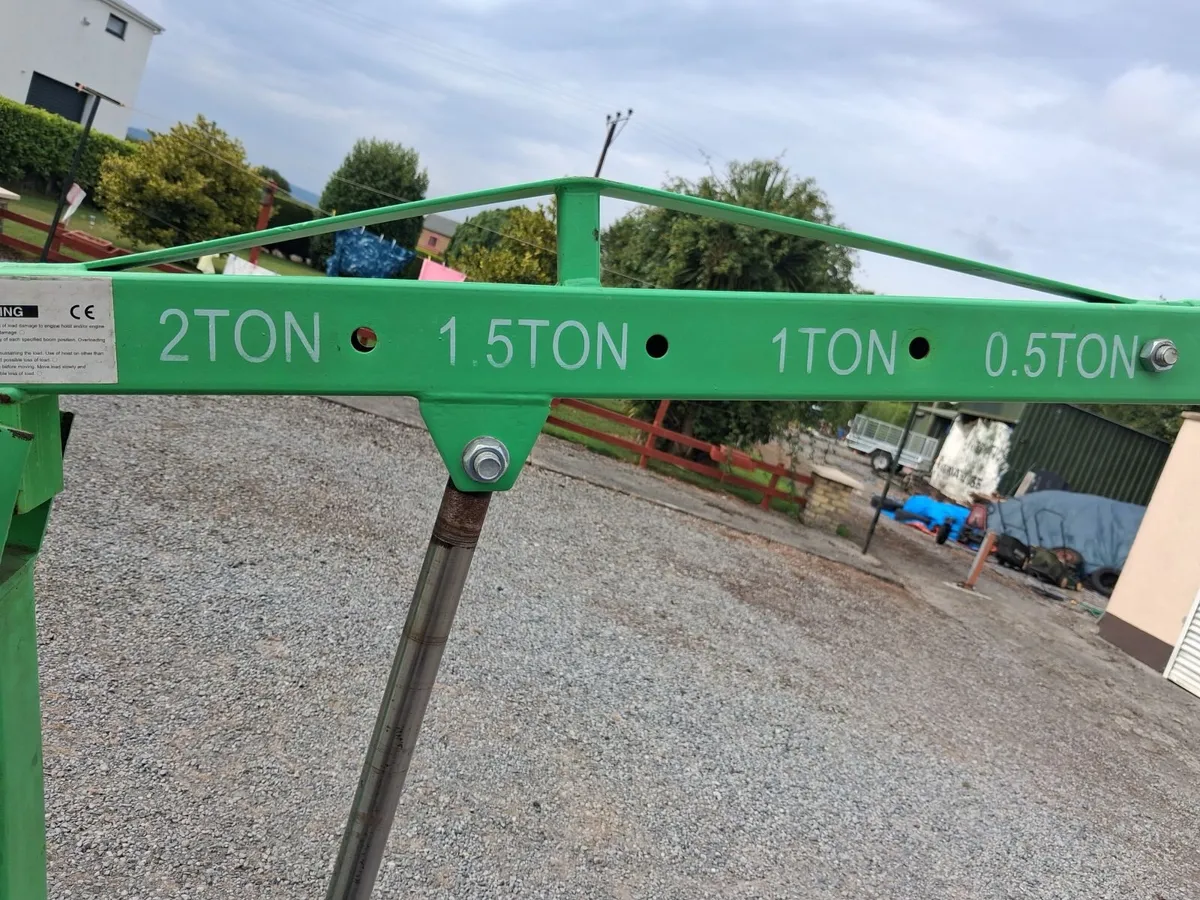 8 ton ram engine crane - Image 1
