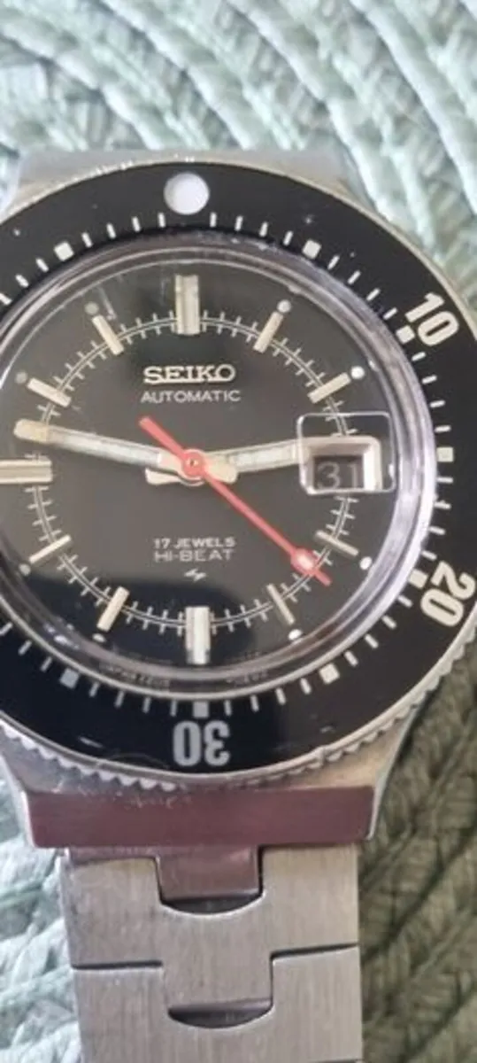 Vintage Seiko Automatic S/S Hi-Beat 17Jewels Diver - Image 1