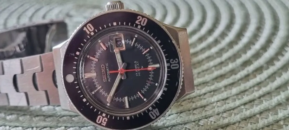 Vintage Seiko Automatic S/S Hi-Beat 17Jewels Diver - Image 4