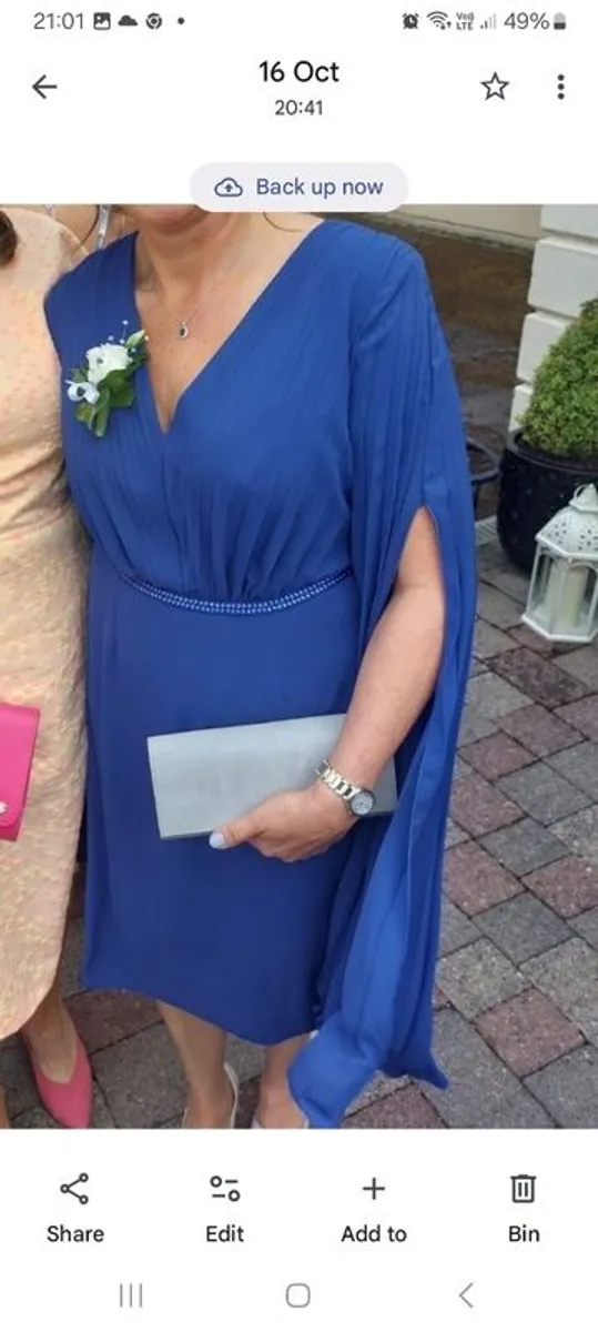 Mother of Bride Dress and Fascinator - Image 1