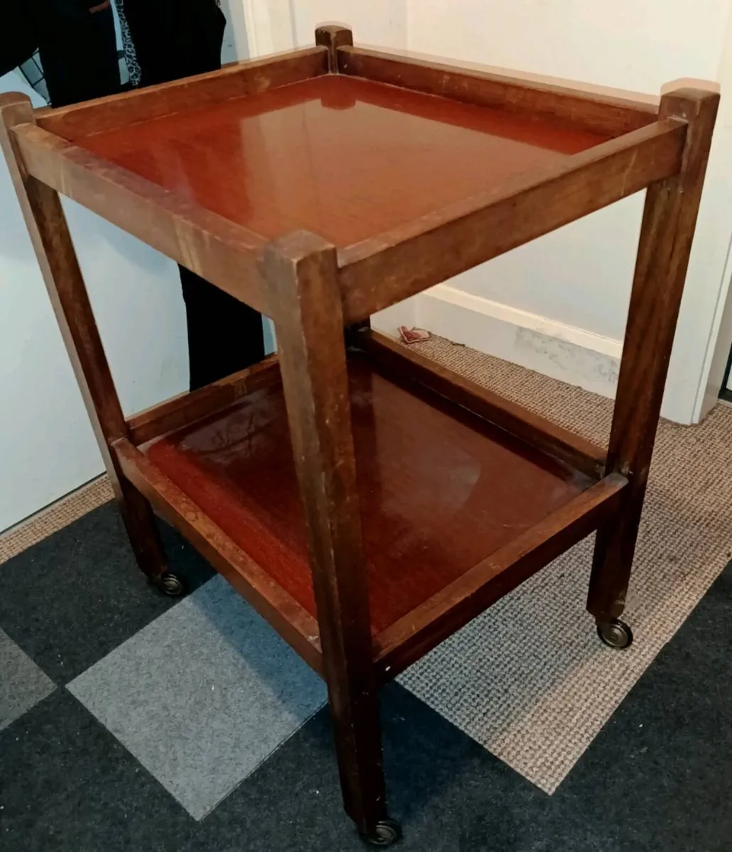 Mid century bar or tea trolley - Image 1