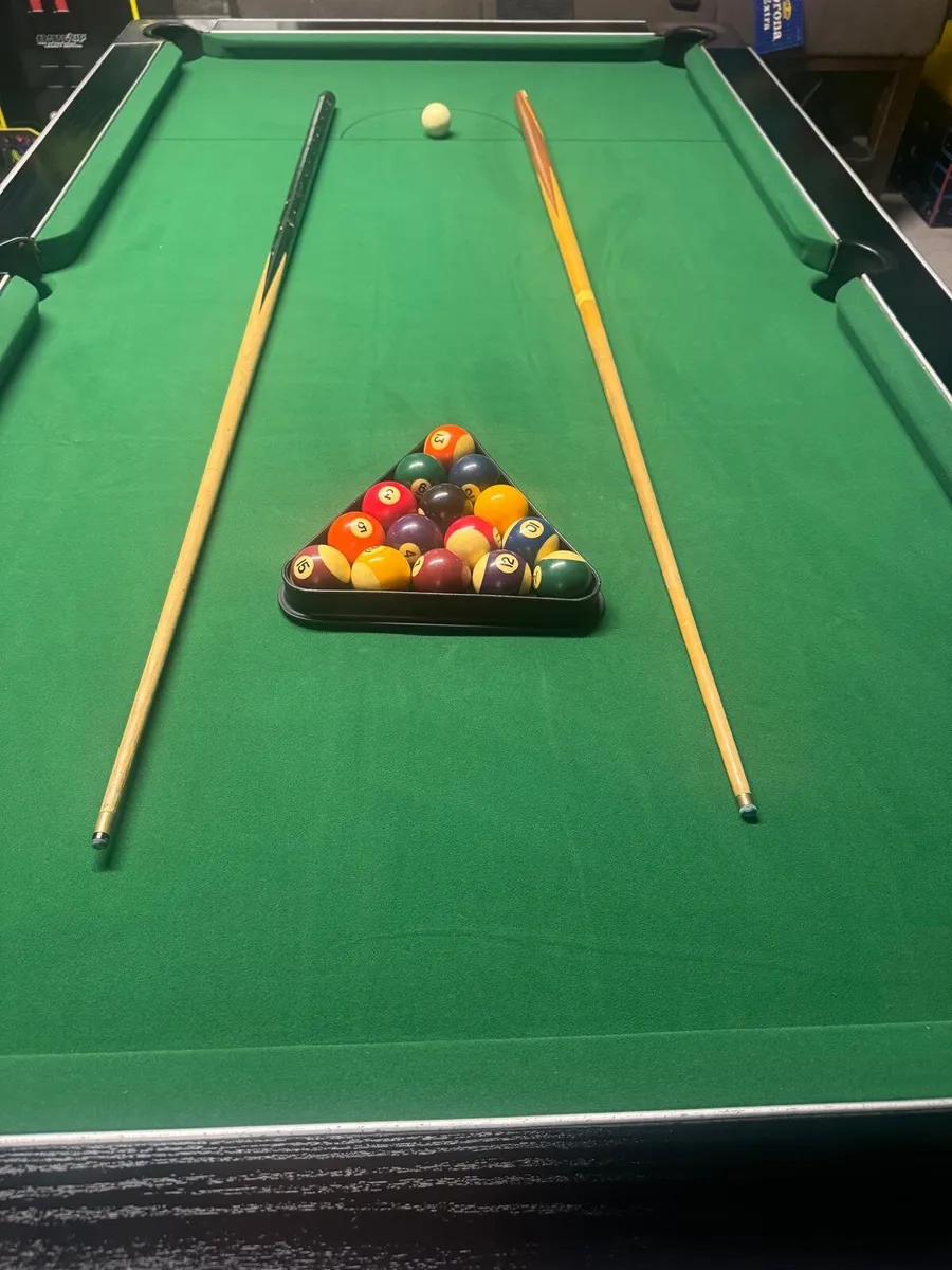 7x4 slate bed pool table - Image 3
