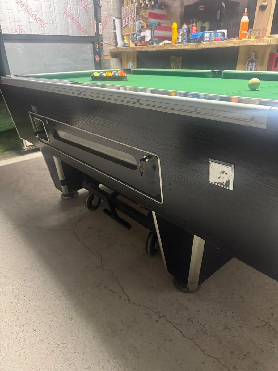 7x4 slate bed pool table - Image 1