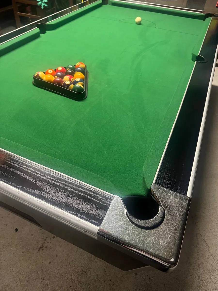 7x4 slate bed pool table - Image 2