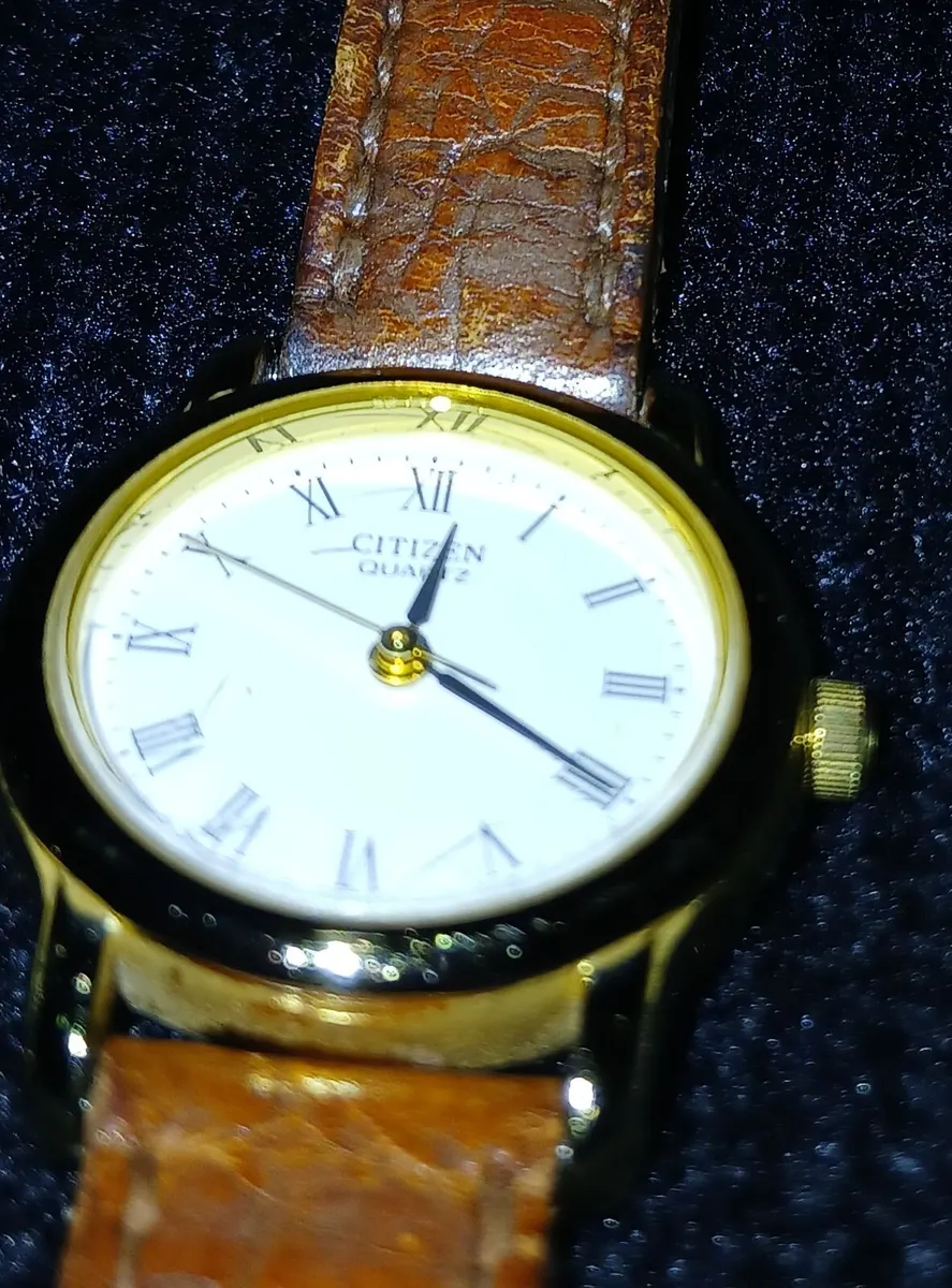 Citizen  Ladies Leather Strap Watch - Image 1