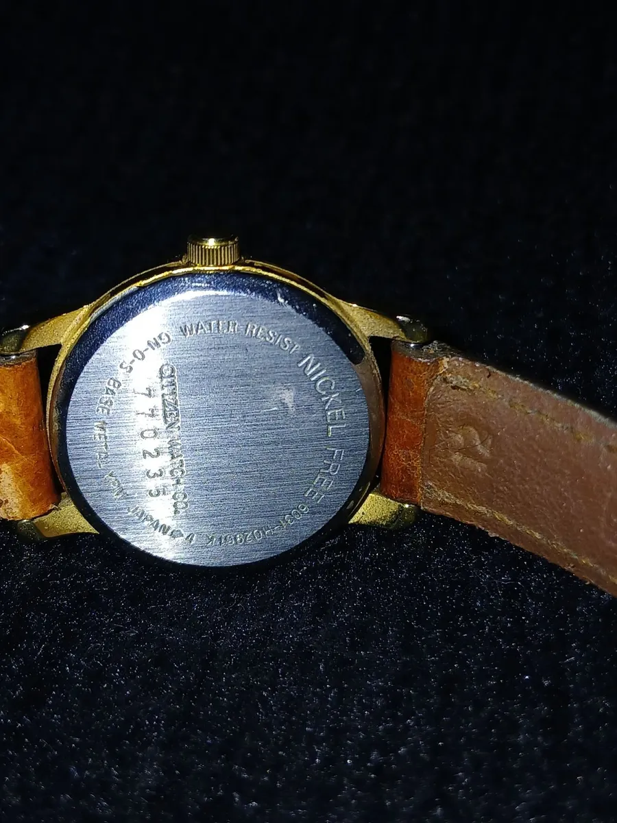 Citizen  Ladies Leather Strap Watch - Image 4