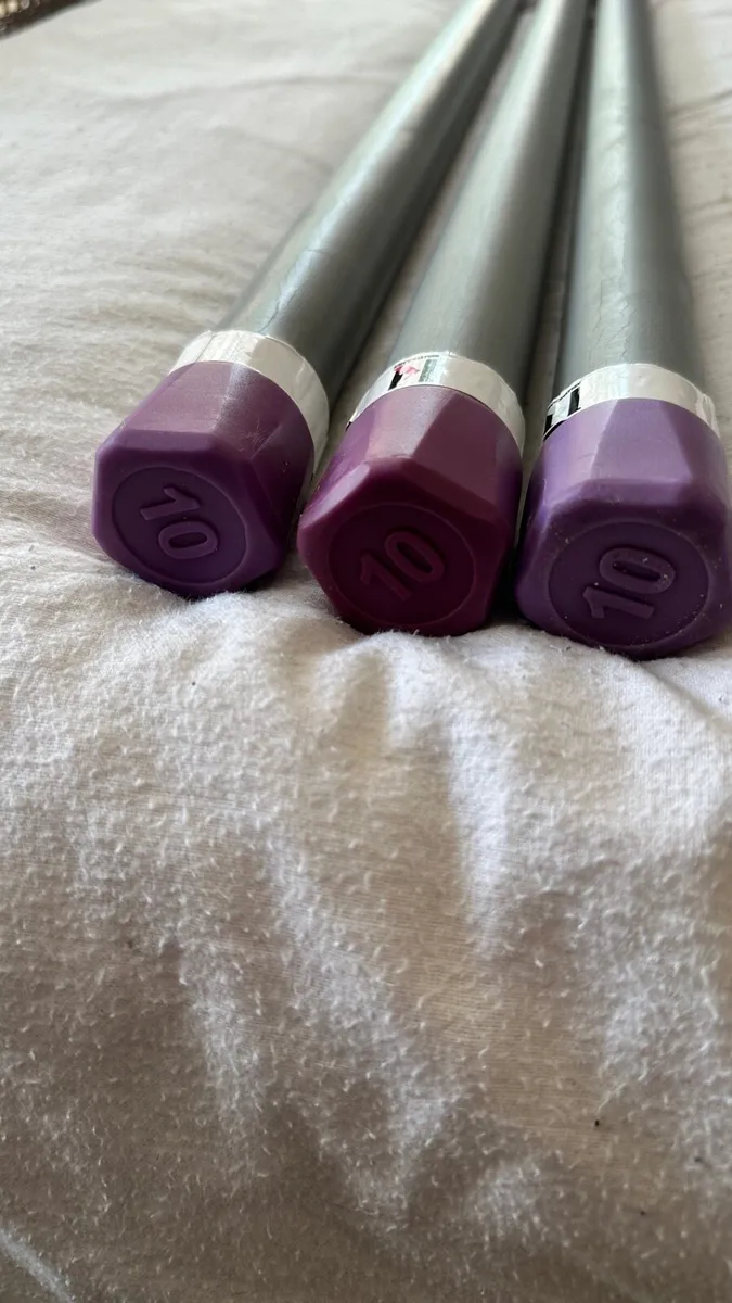 10kg each Body Bars weights - Set of 3 - Image 3