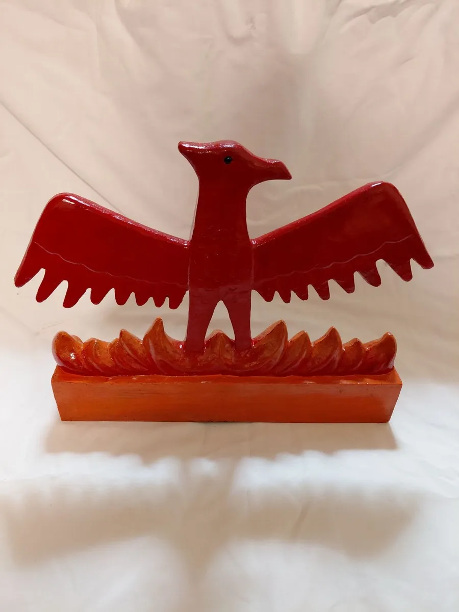 Vintage Hand‑Painted Phoenix Ale Promo Figure Rare - Image 3