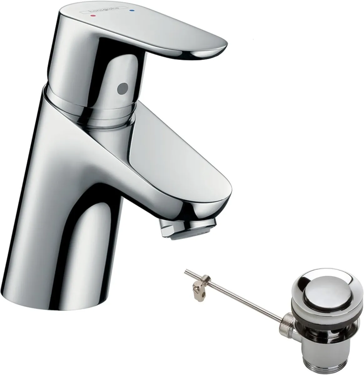 Basin Mixer Tap 70 with Pop Up Waste - Image 1