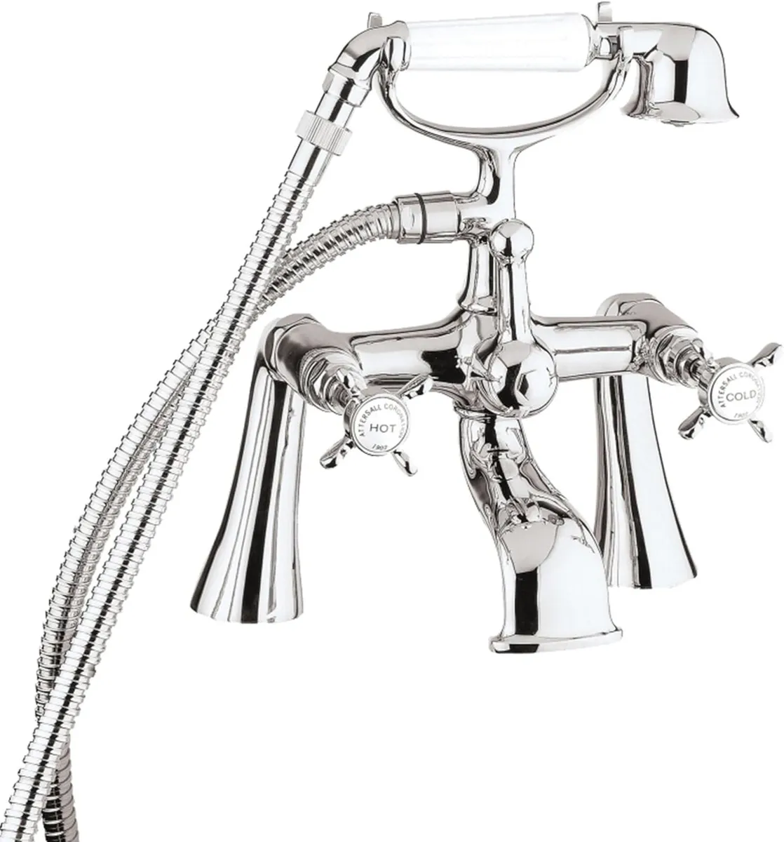 Traditional Coronation Bath Shower Mixer Tap - Image 1