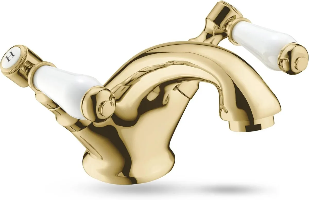 Georgian Mono Bathroom Basin Mixer Tap Finish - Image 4