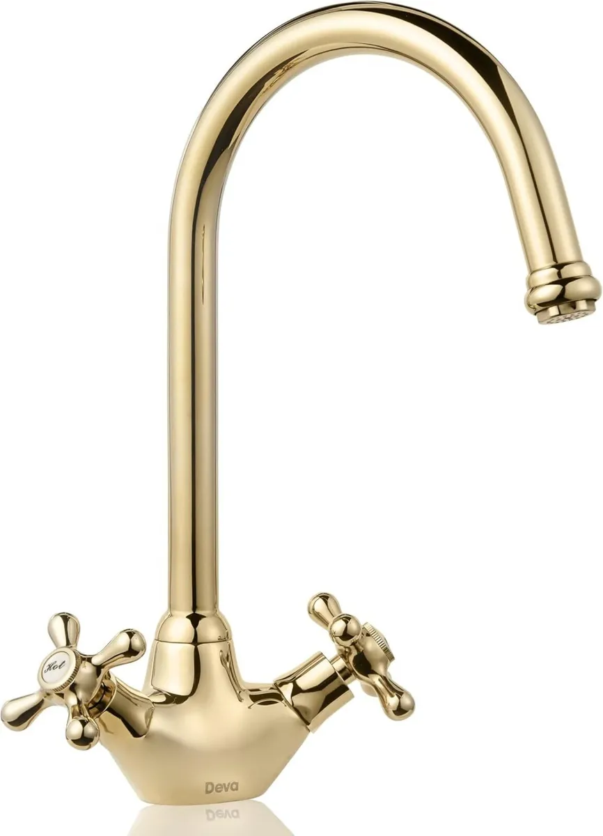 Venetian Mono Kitchen Sink Mixer Tap with Finish - Image 4