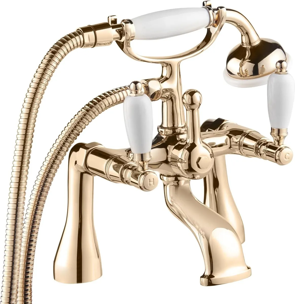 Georgian Bath Shower Mixer Tap Kit Finish - Image 3