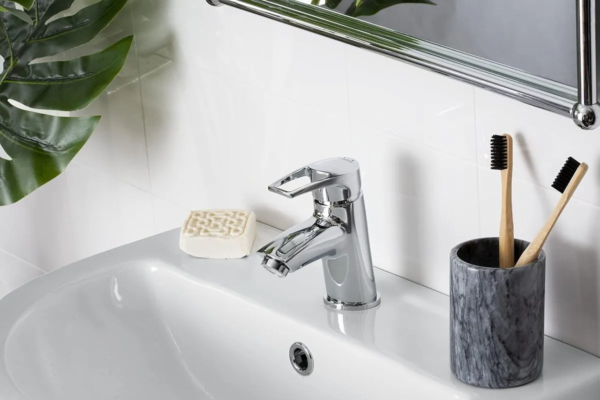 Bathroom Taps Chrome Basin Mixer Tap - Image 2
