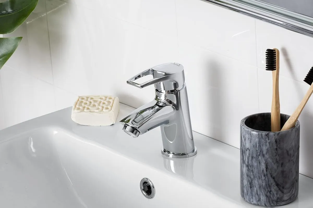 Bathroom Taps Chrome Basin Mixer Tap - Image 4