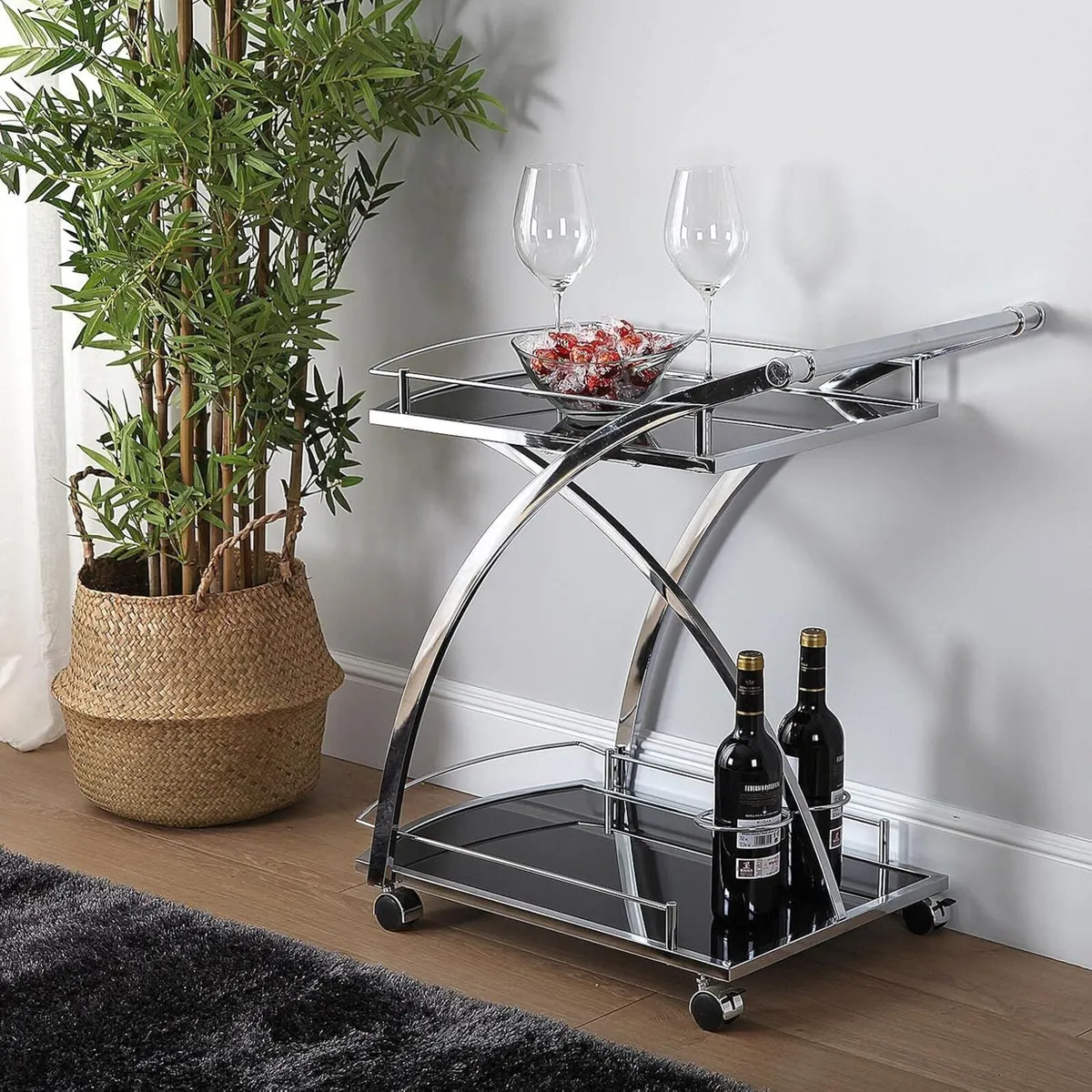 Driana Modern Waitress Trolley for Kitchen Living - Image 2