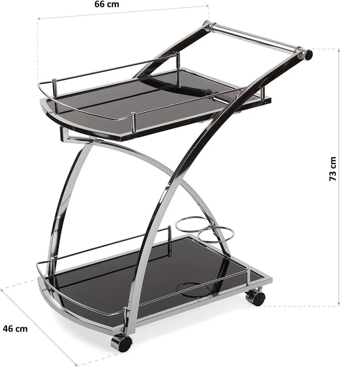 Driana Modern Waitress Trolley for Kitchen Living - Image 3