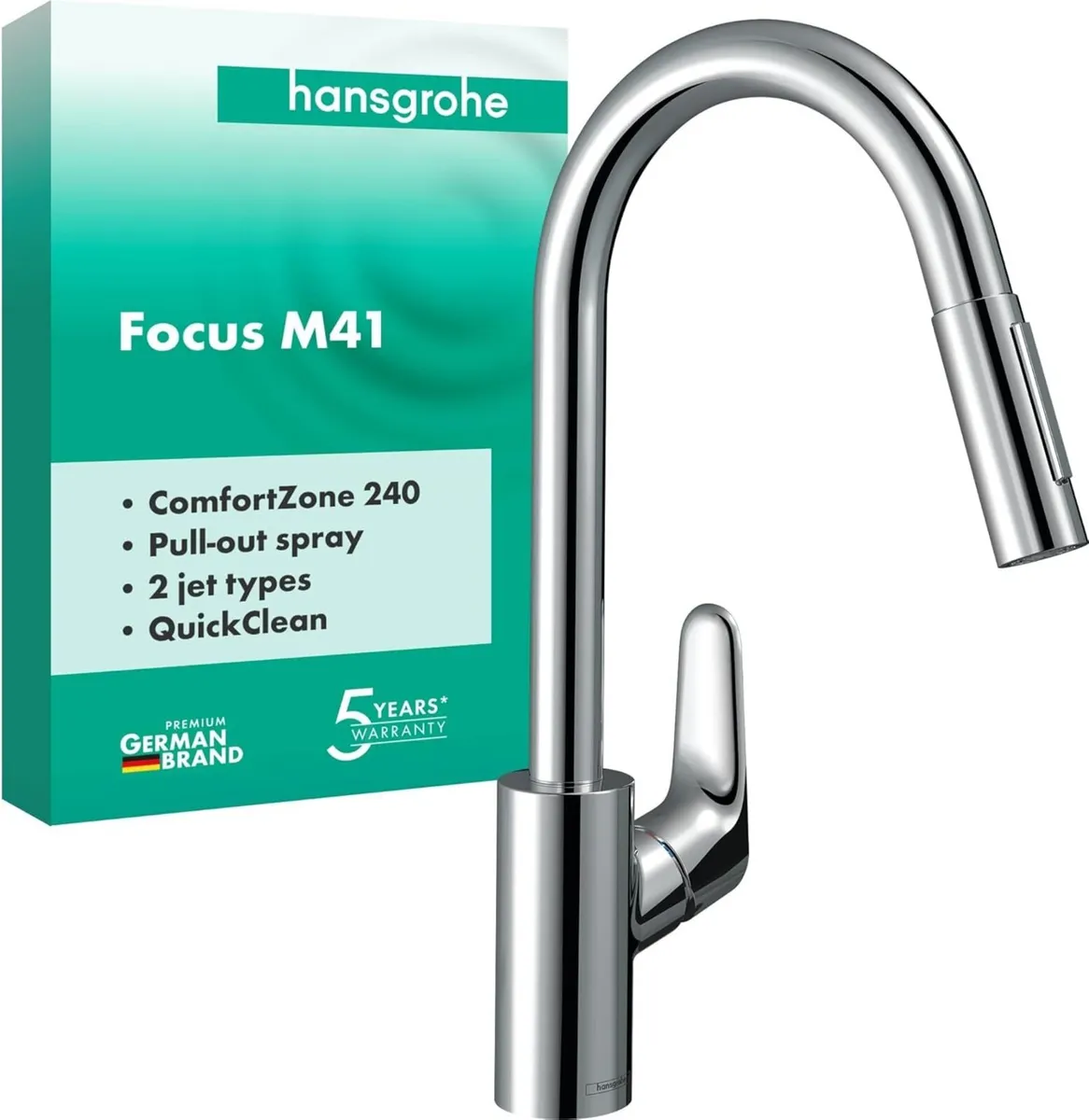 Metropol Single Bath Flush-Mounted with Lever - Image 1