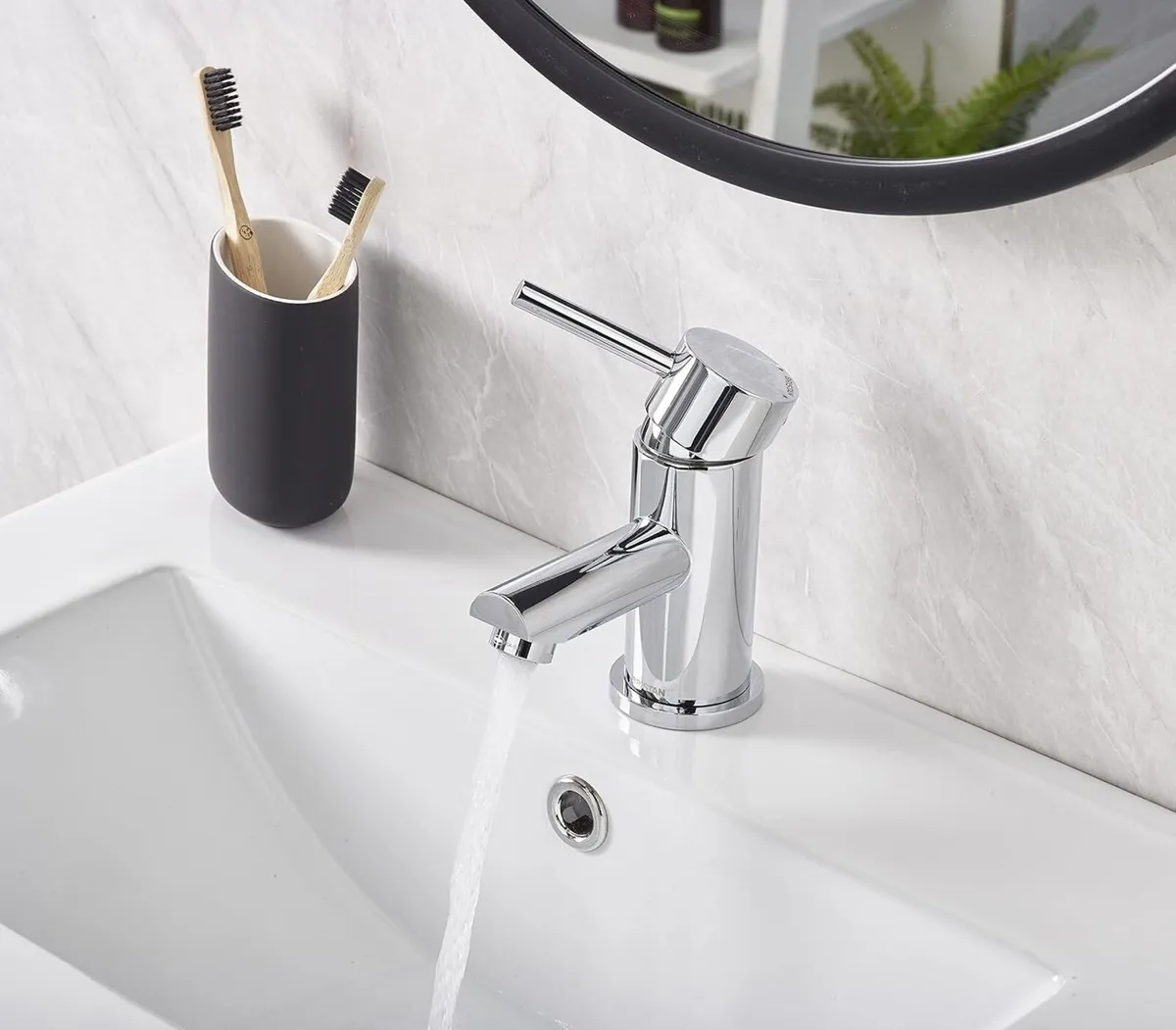 Bathroom Taps Chrome Basin Mixer Tap - Image 4