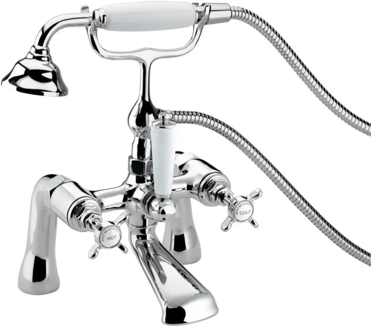 Traditional Bathroom Taps Chrome Bath Shower - Image 1