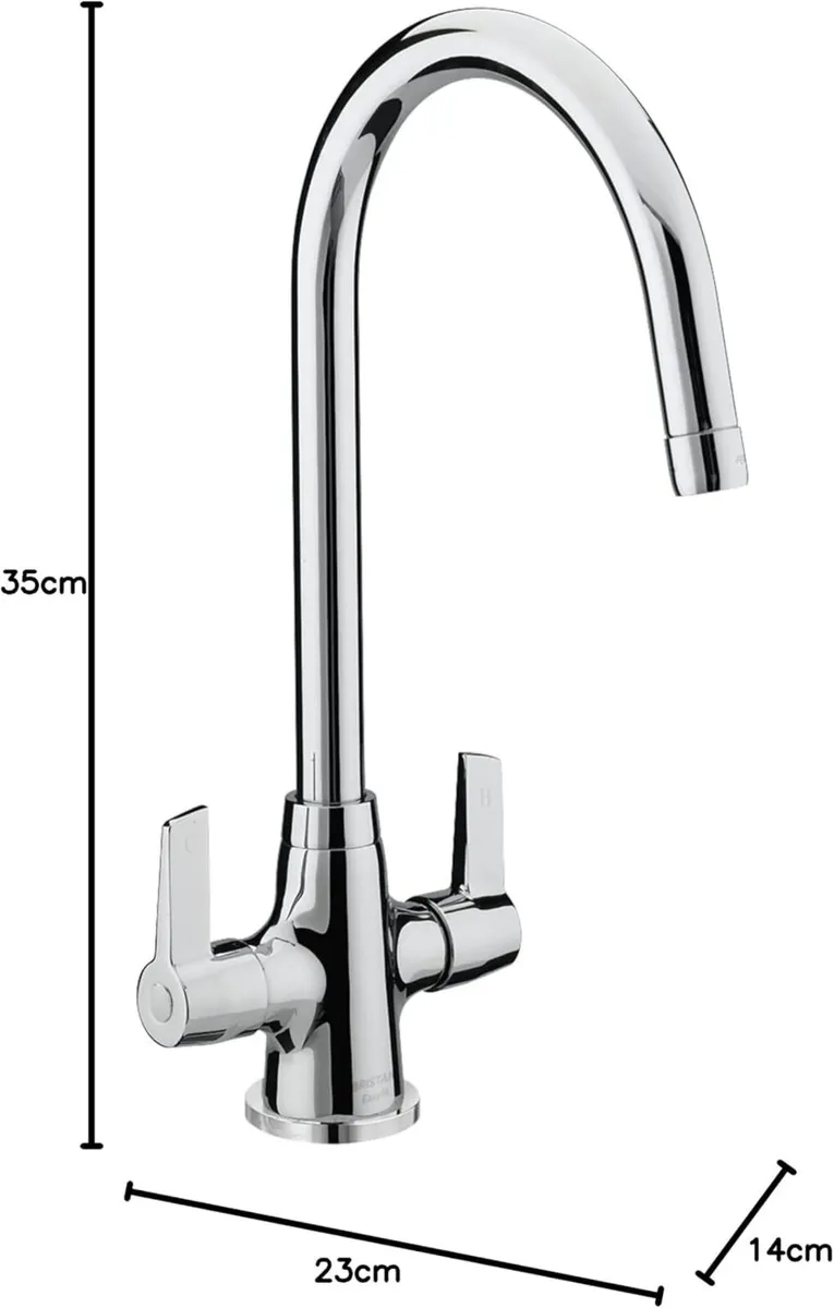 Kitchen Tap Chrome Ec Snk Ef C - Image 3