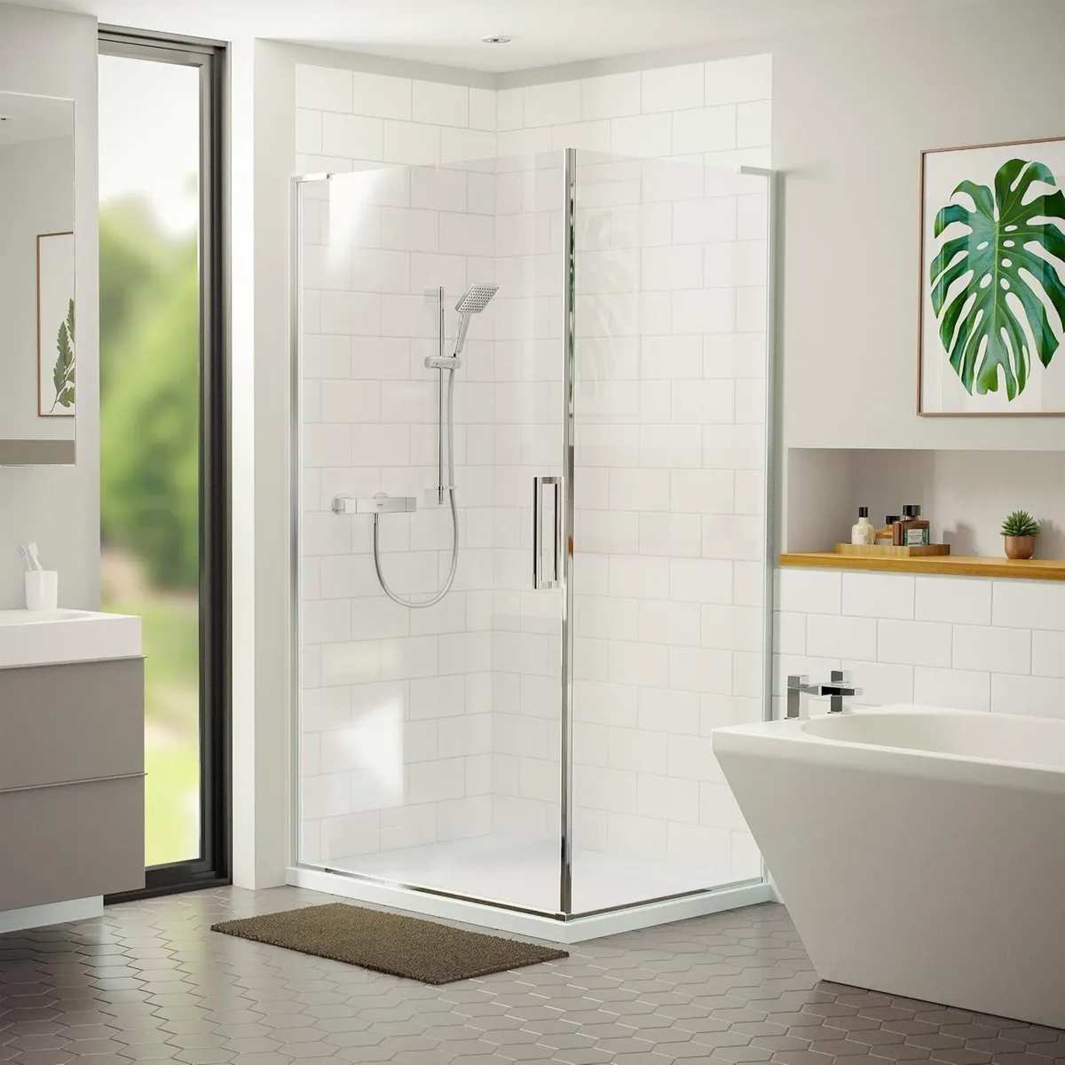Showers Honesty Mixer Shower Ev Square Bar Valve - Image 2