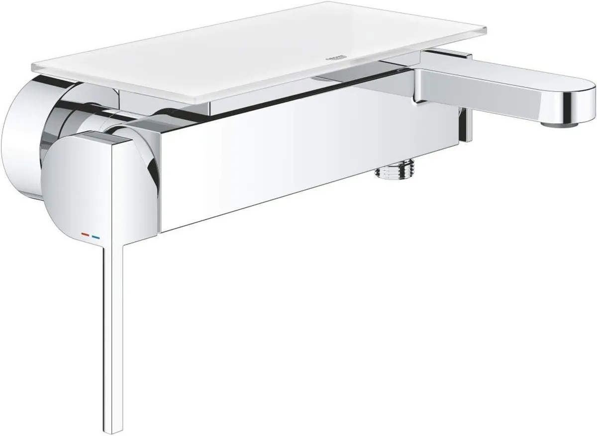 Plus Single Lever Bath Mixer Wall-Mounted. Tap - Image 4