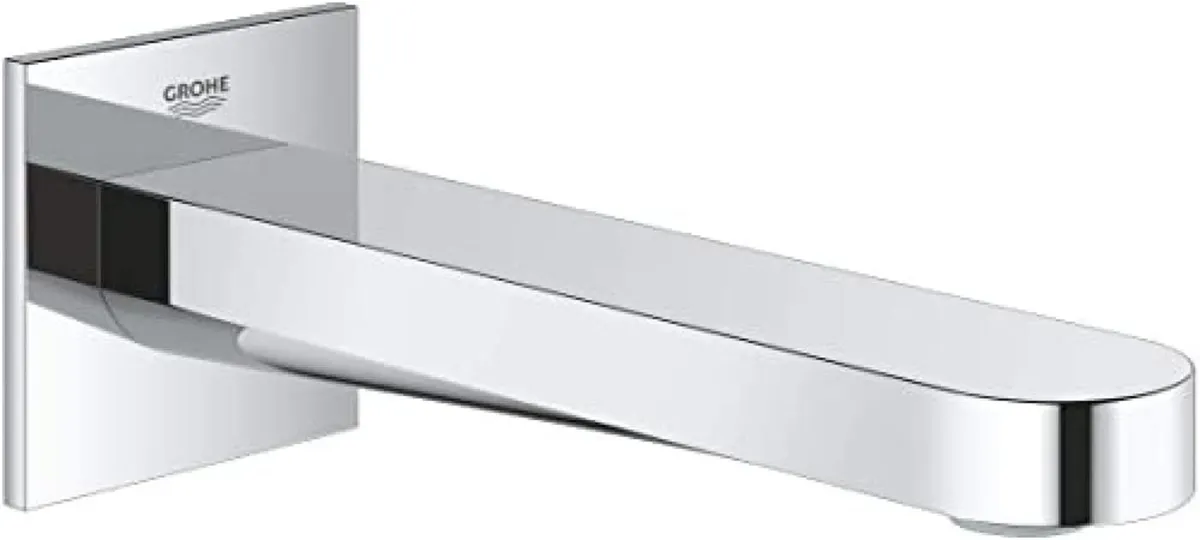 Plus Bath Spout Wall-Mounted Tap in Chrome Finish - Image 1