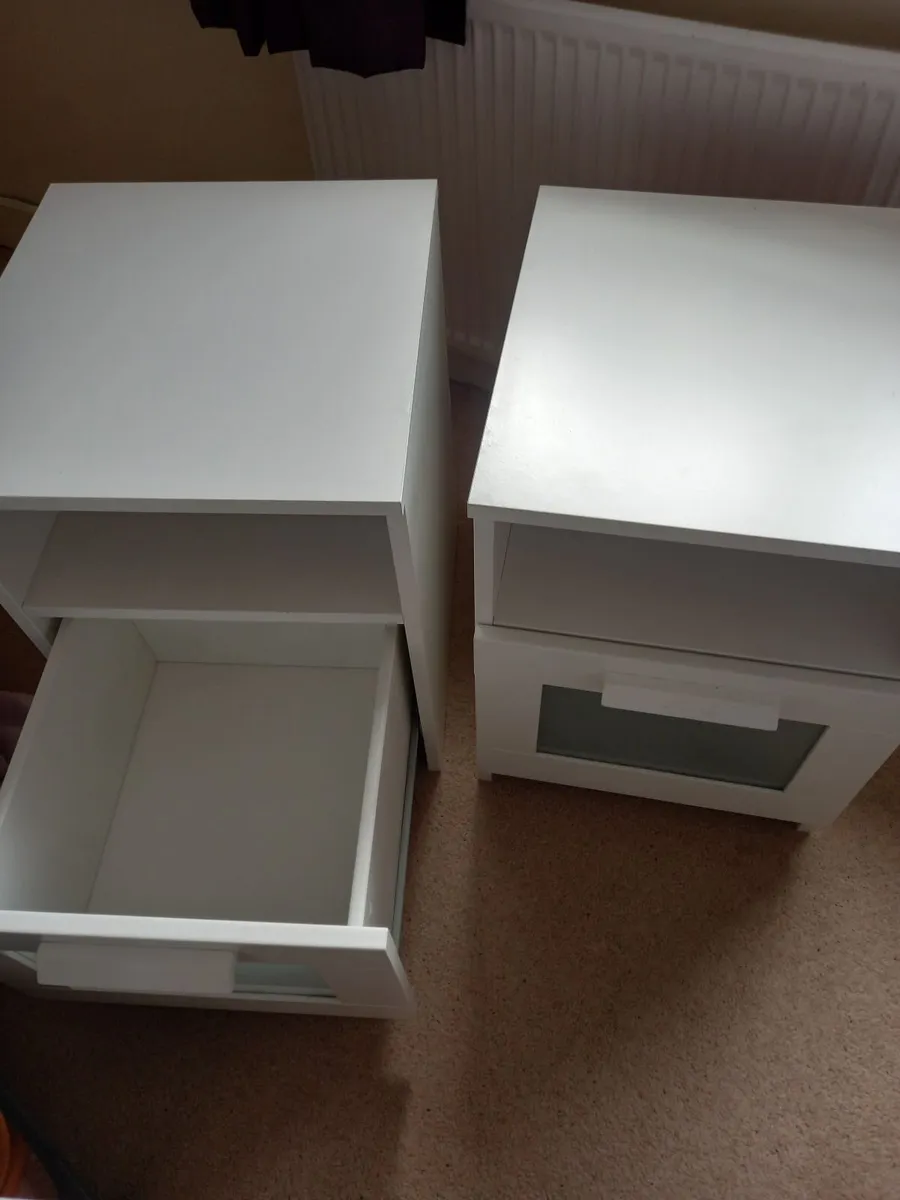 Ikea Brimnes bedside lockers - Image 1
