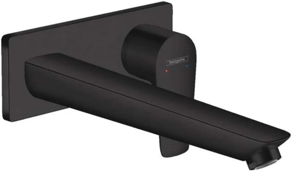 Talis E Wall-Mounted Basin Mixer Tap Spout Length - Image 1
