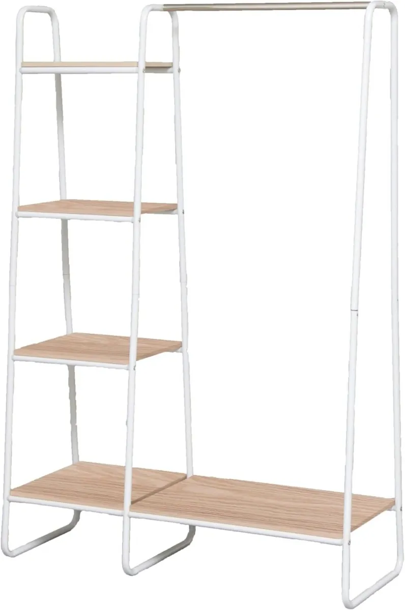 Bedroom Storage Metal Clothes Rack Wardrobe - Image 4
