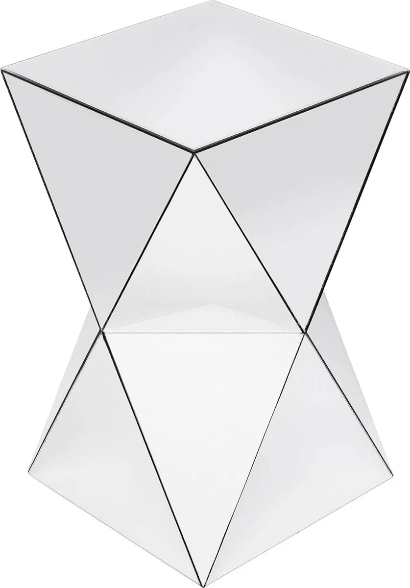 Side Table Luxury Triangle 54x32x32CM Accent Sofa - Image 1