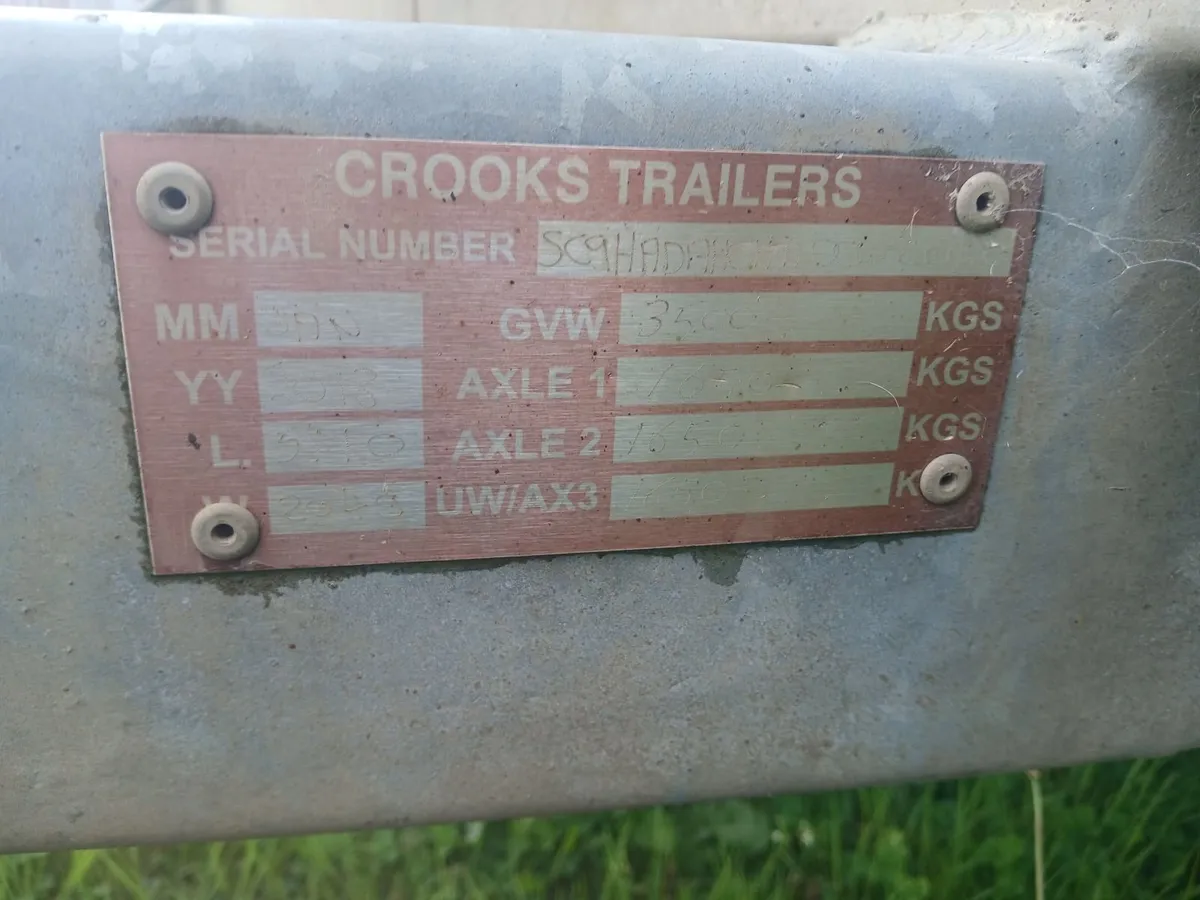 Crooks Tri axle trailer - Image 4