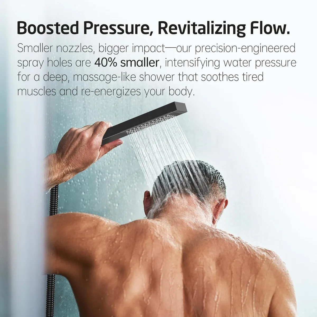 Shower System 10-Inch Concealed Set 3-Modes - Image 4